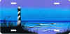 lighthouse cove airbrushed license tag