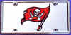 Tampa Bay Buccaneers team license tag, college football license tags
