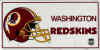 washington redskins car tag